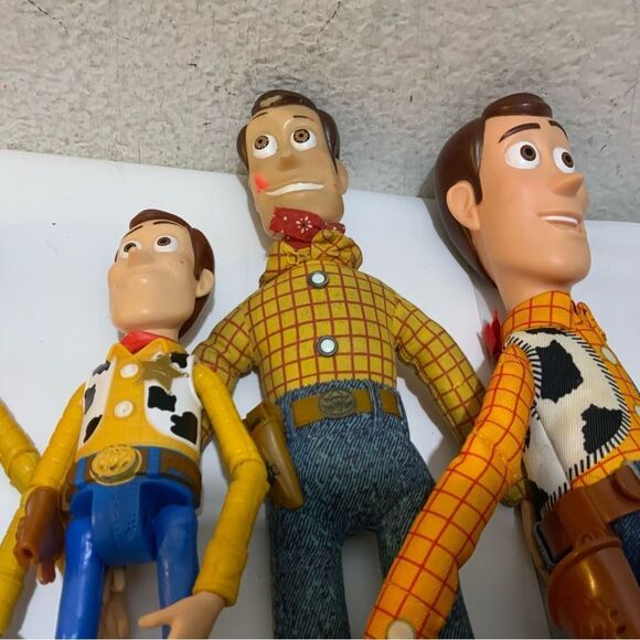 Lot of 5 Disney Parks Pixar Toy Story Woody Plush - Picture 2 of 8